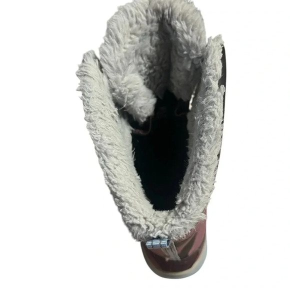 KEEN TERRADORA BIG KIDS PURPLE FABRIC MID CALF WATERPROOF BOOTS SHOES YOUTH SZ 5 - Picture 10 of 12